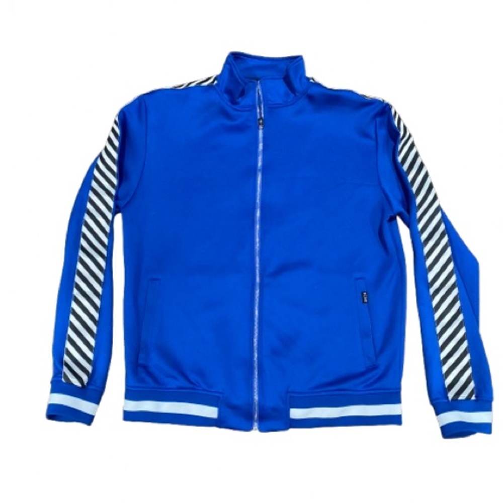 ETERNITY BC/AD Roma Blue Zip Up Track Jacket Men’s Size Large